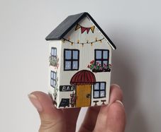 Handcrafted tiny wooden house!