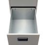 File Cabinet with 3 Drawers Grey 102.5 cm Steel Image 7