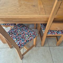 Dining table and chairs