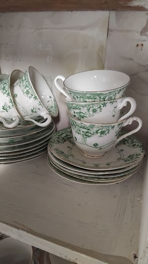 1880 Royal Stratford 18 Piece Antique Tea Set