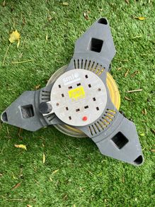 20m Extension Lead Cable Reel 4 sockets
