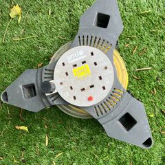 20m Extension Lead Cable Reel 4 sockets