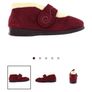 Burgundy Padders Hush ladies velcro boot slipper Uk7 Image 7
