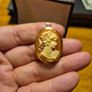 Vintage Cameo Pendant and Locket Image 6