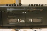 From 1991, Sony CFS-W304L Radio cassette recorder. Working without any problem.