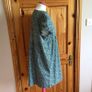 Green and White ditzy floral knee length lightweight dress XL 16/18 postage included Image 2