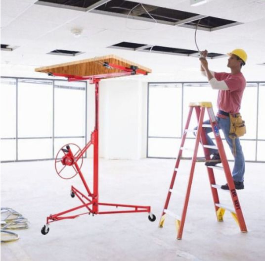 Heavy Duty Drywall Lift Lifter Plaster Board Panel Hoist