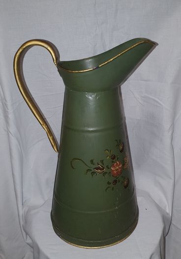 Large handpainted jug Umbrella stand