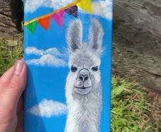 Handpainted Llama