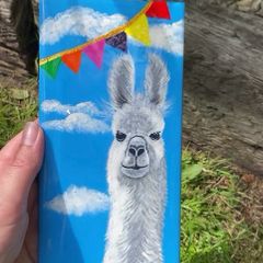 Handpainted Llama