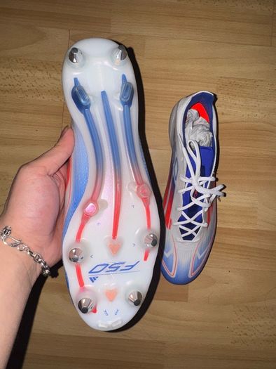 Adidas F50 Elite SG Cloud White Solar Red Lucid Blue IF1299