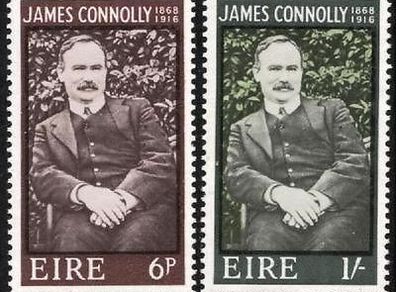 1968 Ireland Centenary of the Birth of James Connolly Commemorative Stamps Mounted Mint