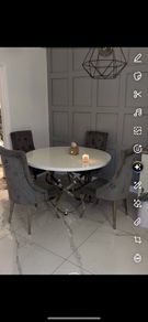 Table and 4 chairs