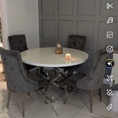 Table and 4 chairs