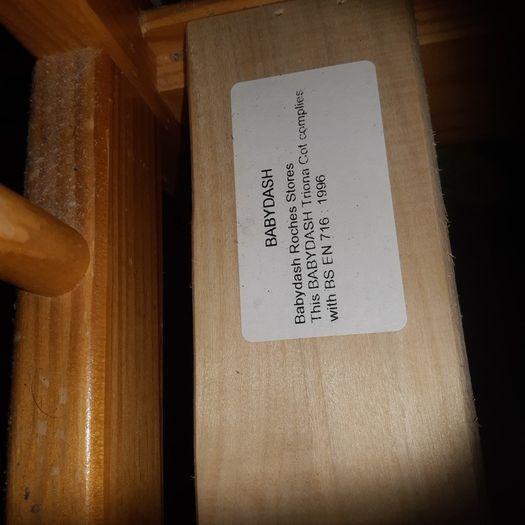 Baby bed cot