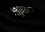 White Gold and Diamond Ring