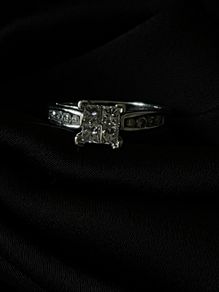 White Gold and Diamond Ring