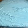 3 Seater Sofa Bed Blue Stripe Image 9