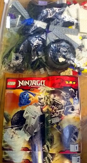 Lego Ninjago 2506: Skull Truck (2011) 100% Complete (NO BOX)