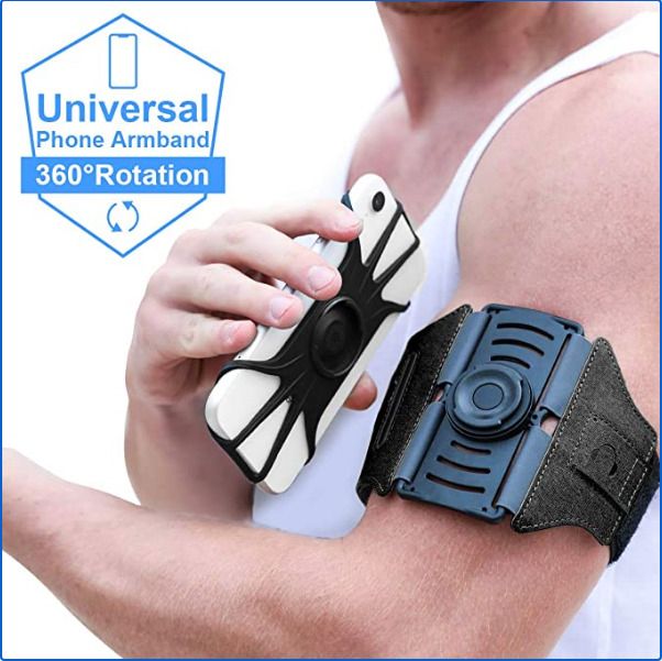 New Universal Auto Adjustable Sport Armband Black