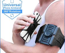 New Universal Auto Adjustable Sport Armband Black