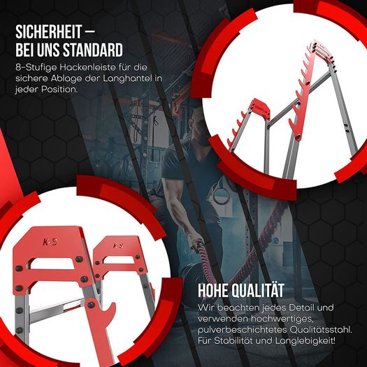 _Stand Tsport Power Station Bench Press Rack Home Gym Barbell Rack
