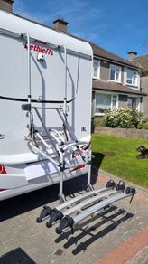 Motorhome bike rack