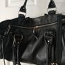 Black bershka handbag faux leather Image 5