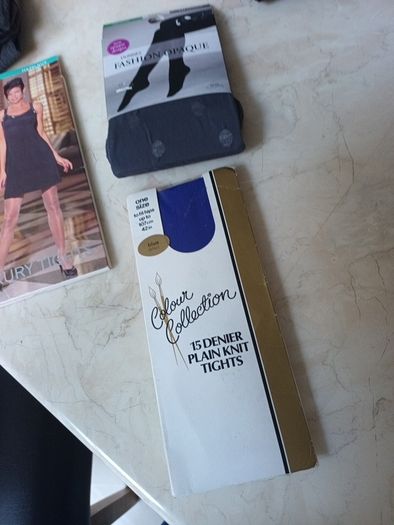 Ladies Tights- Different Colours & Styles X 12 Pairs.  Size -  Medium.   B.N.W.T.