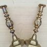 Edwardian Brass Candle Sticks Image 7