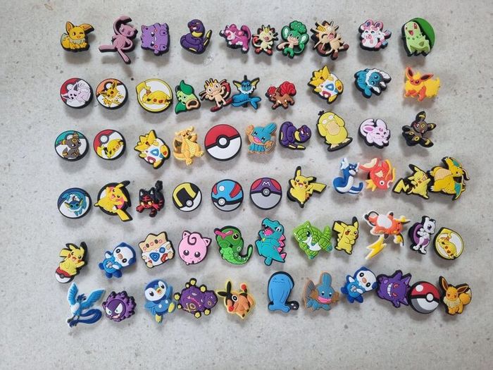 Pokemon Shoe Charms