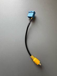 VW FLIP badge camera and trunk camera adapter for aftermarket unit rcd330