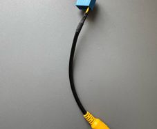 VW FLIP badge camera and trunk camera adapter for aftermarket unit rcd330