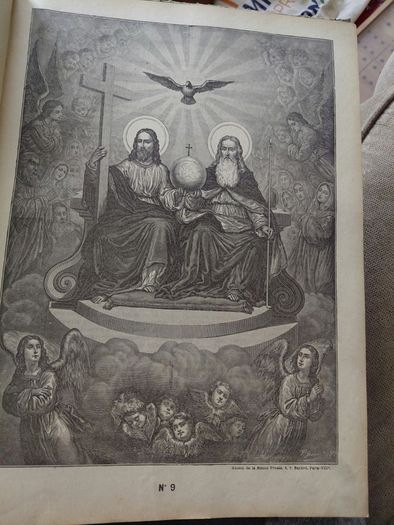 Vintage Catechisme en inages book of illustrations Paris 1927