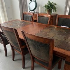 Alpine Heritage Dining Table 6 Chairs & Sideboard