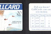 1994 Ireland 20 unit The Irish Mythology definitive Aoife and the Children of Lir (Schlumberger) Call Card Used. Telecom Eireann card number 1069.