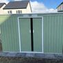 9ft x 4ft Metal Shed Green Image 2