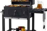 Grillwagen Toronto Click Charcoal Barbecue, Anthracite/Stainless Steel, 56 x 41.5 cm