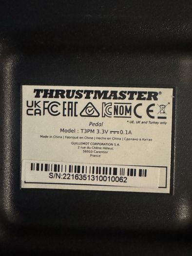 Thrustmaster pedal
