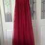 Debs Or Ty Ball Dress and beautiful mid heel silver shoes Image 3