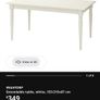 INGATORP Extendable table, white and 6 chairs Image 2