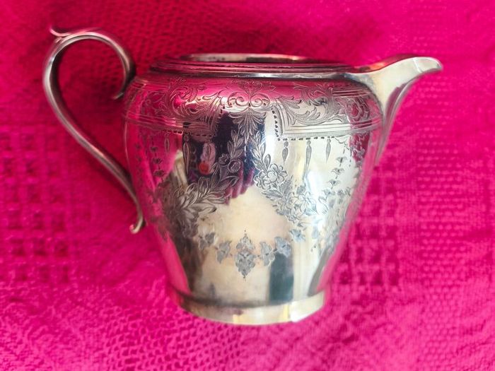 Antique John Rogers Creamer and Sugarbowl