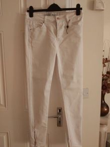 Ladies white jeans