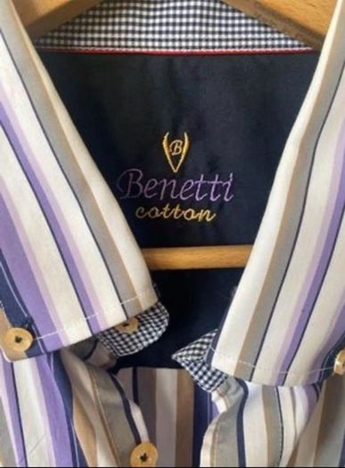 2 x Mens Benetti shirts