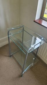 Free Glass Computer Desk. Collection Only