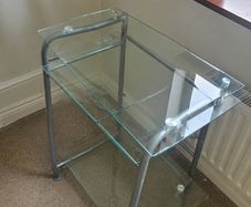 Free Glass Computer Desk. Collection Only