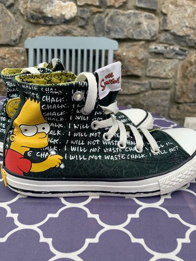 'The Simpson's' converse boots