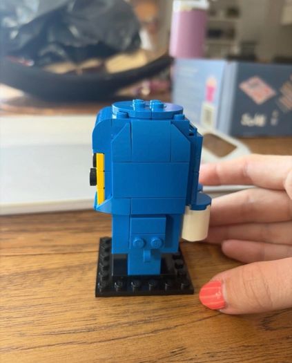 lego Benny brickhead rare