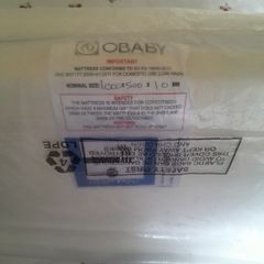 Cot Matress 100x50, Brand New