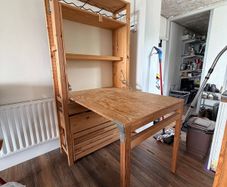 Ikea Ivar and folding table